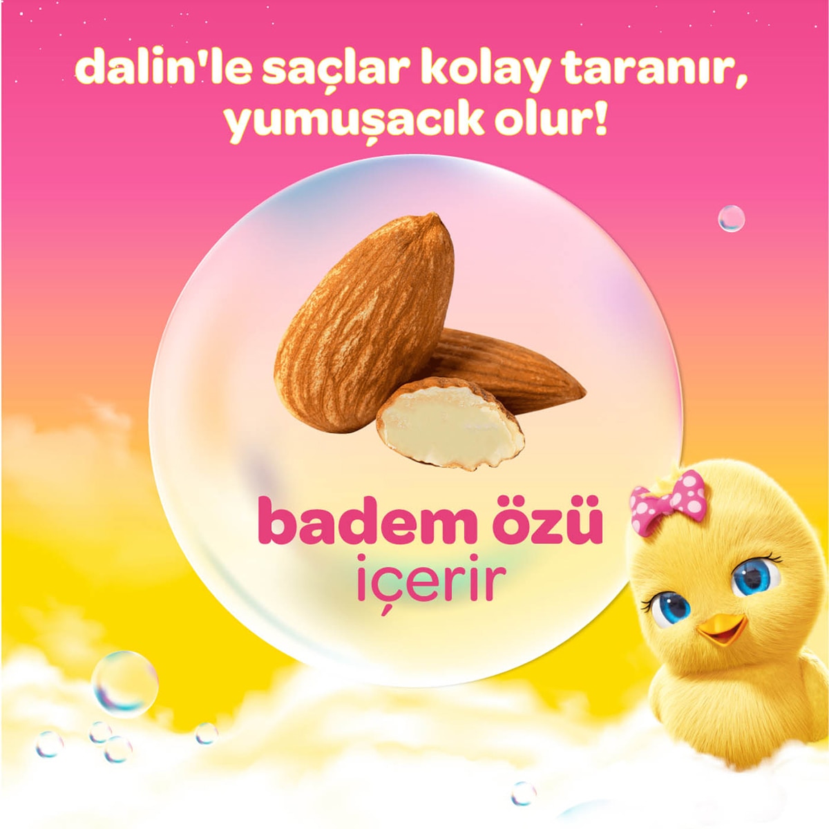  DALİN DALİN Dalin Bebek Şampuanı Kolay Tarama Badem Özlü 200 ml  1 of 6 
