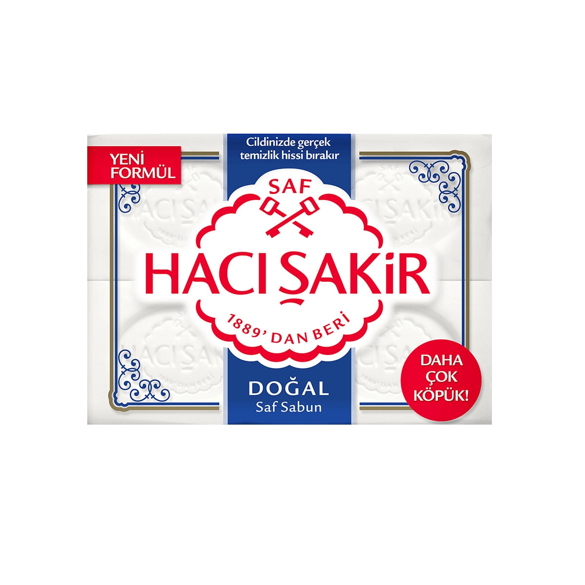 undefined HACI ŞAKİR Hacı Şakir Doğal Kalıp Sabun 4 Adet 150 gr 1 of 2
