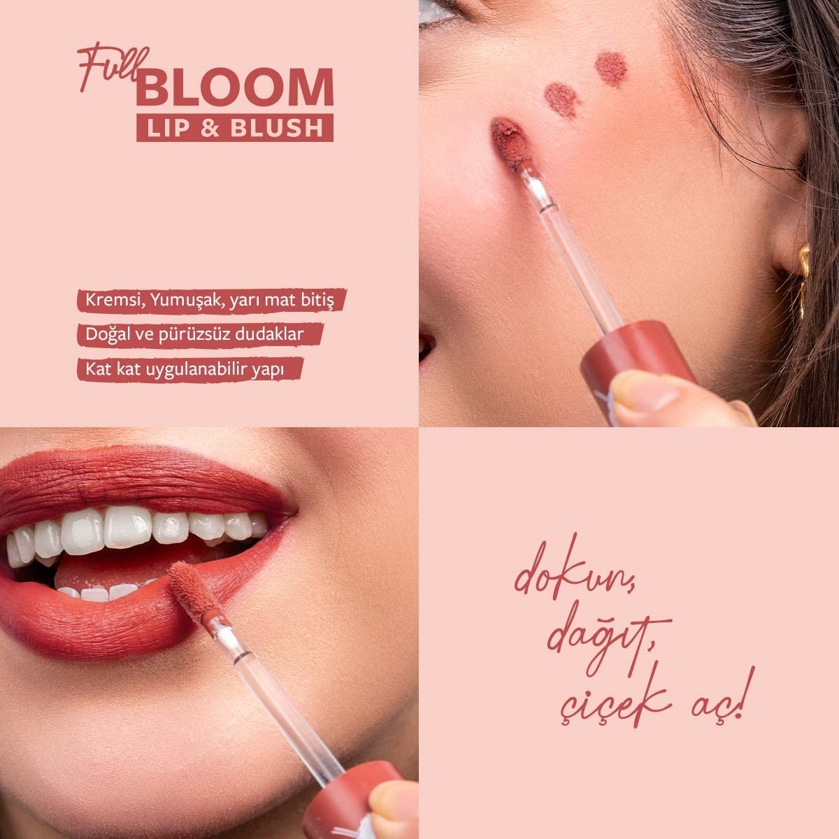  PASTEL PASTEL Pastel Full Bloom Ruj & Allık No: 78 Sienna  1 of 5 