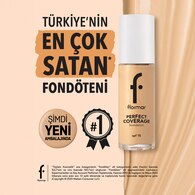 Flormar Perfect Coverage Yoğun Pigmentli SPF15 Fondöten No: 103