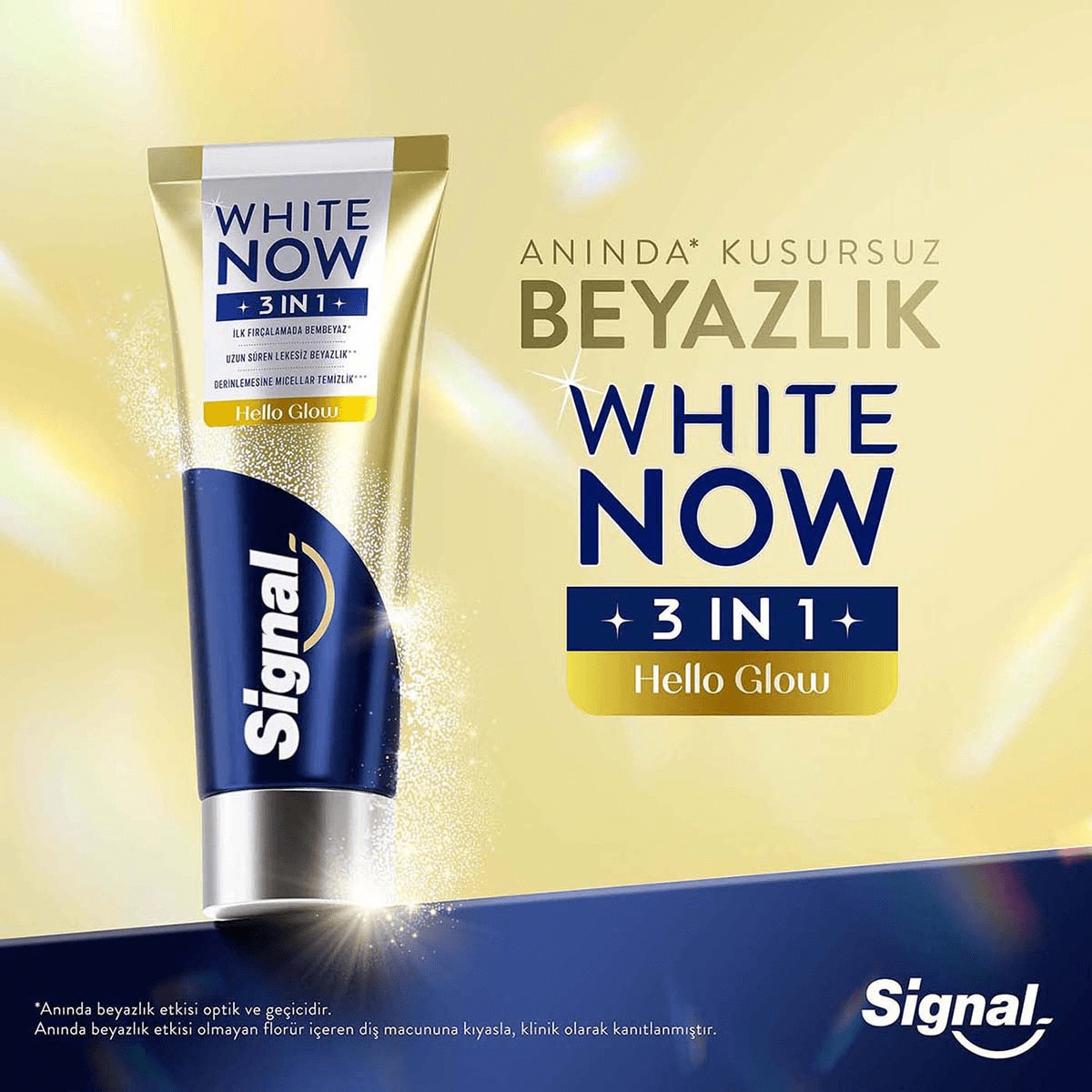  SIGNAL SIGNAL Signal White Now 3in1 Hello Glow Diş Macunu  1 of 6 