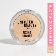  UNFILTER UNFILTER BEAUTY Unfilter Beauty Fixing Pudra No: 03  