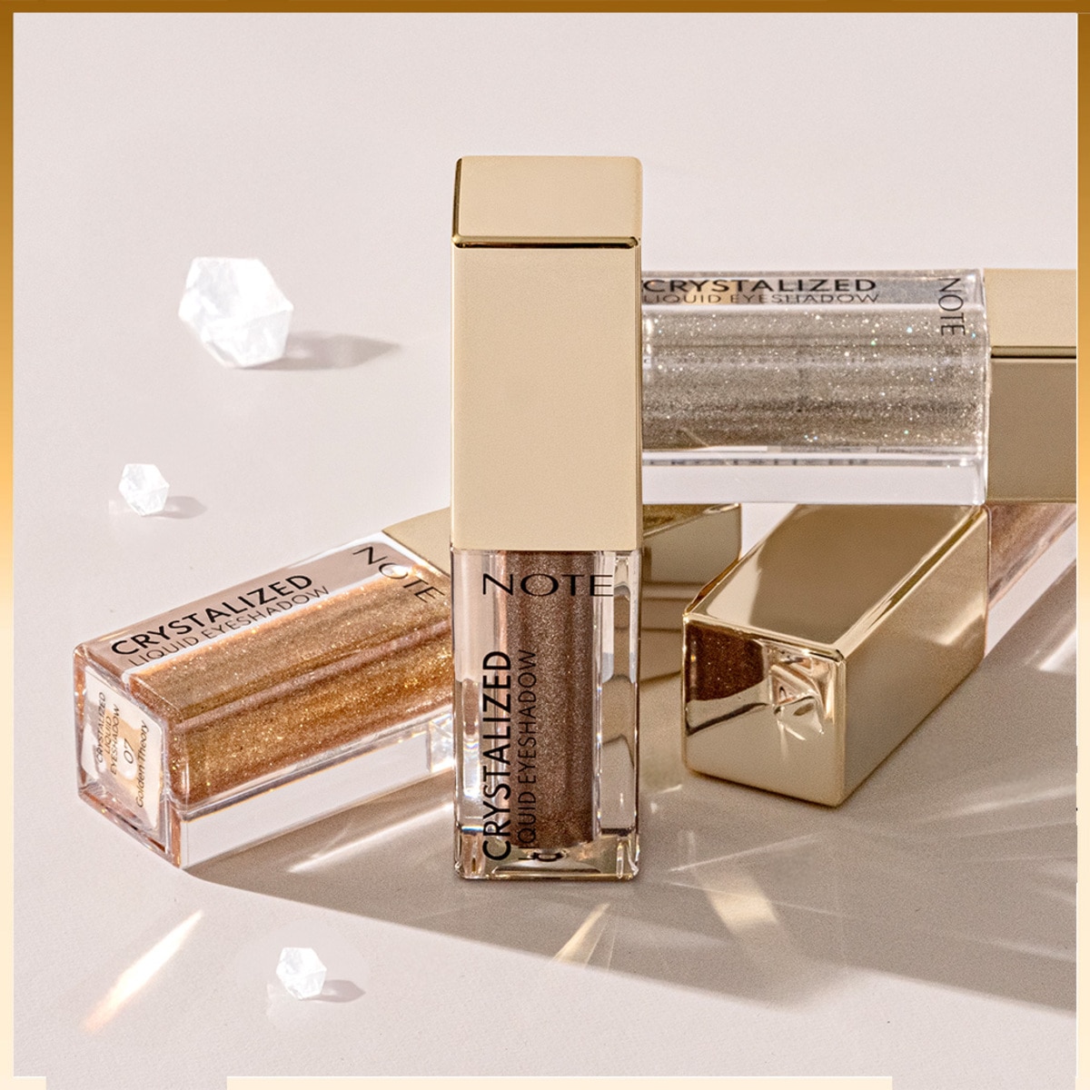  NOTE NOTE Note Crystalized Liquid Eyeshadow 02 Miracle Light  1 of 6 
