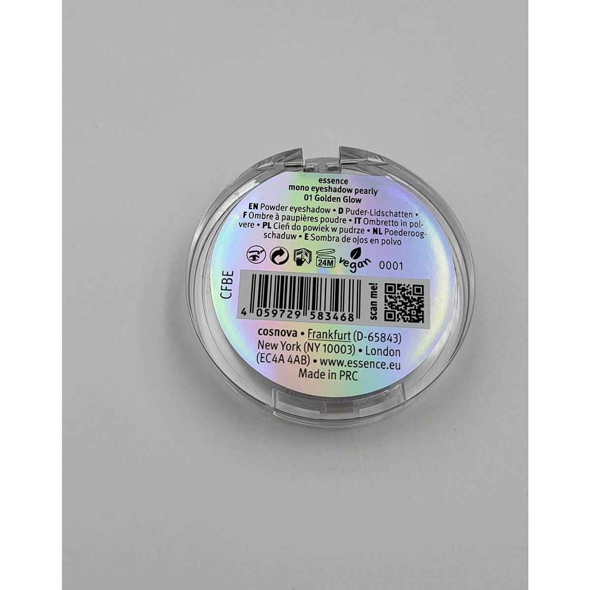  ESSENCE ESSENCE Essence Mono Eyeshadow Pearly 01  1 of 10 