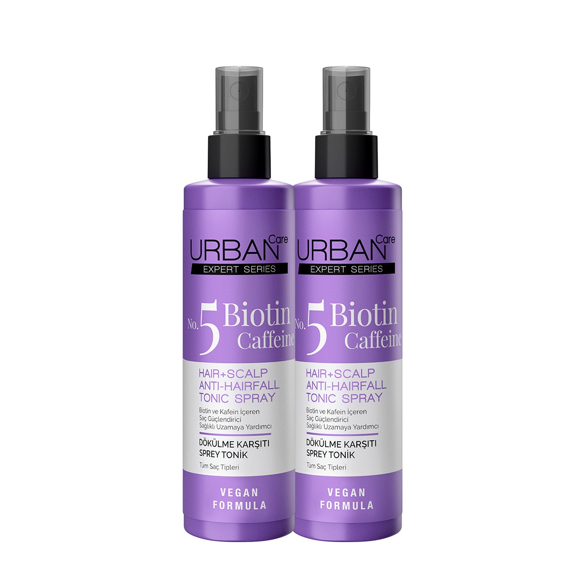  URBAN CARE EXC. URBAN CARE EXC. Urban Care Expert Biotin & Kafein Dökülme Karşıtı Saç Toniği 2x200 ml Set  1 of 2 
