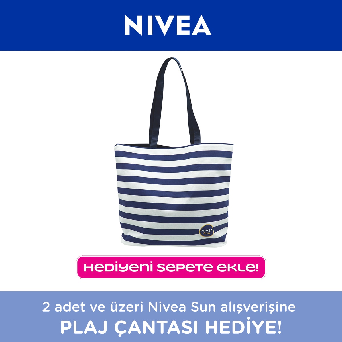 NIVEA SUN NIVEA SUN NIVEA PLAJ ÇANTASI - LACİVERT 1 of 2