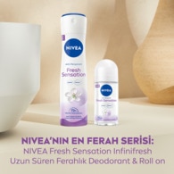 Nivea Fresh Sensation Kadın Roll on Deodorant 50 ml 72 Saat Anti-perspirant Koruma