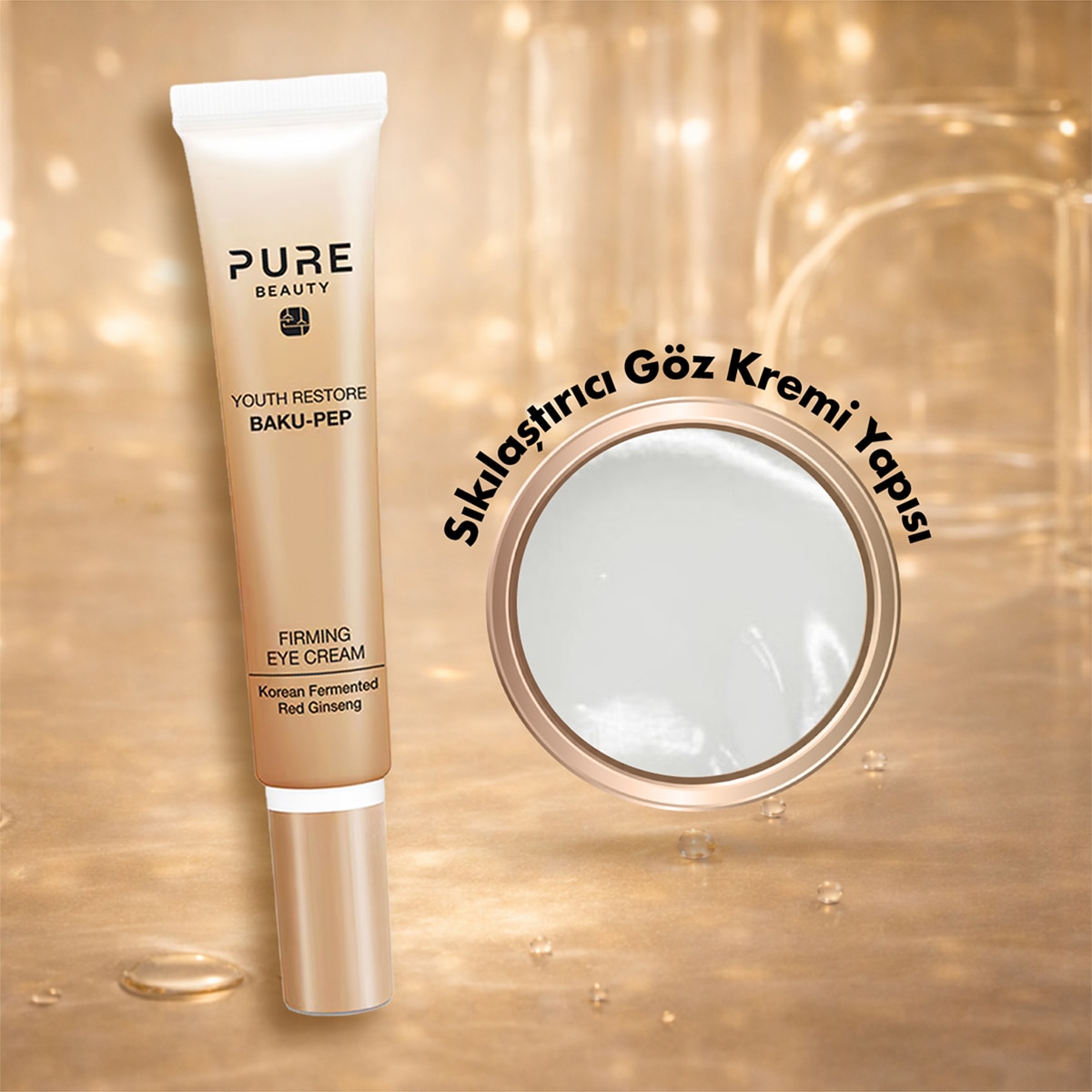 PURE BEAUTY PURE BEAUTY Pure Beauty Youth Restore Sıkılaştırıcı Göz Krem 15 ml 1 of 6