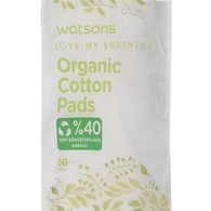 Watsons Organik Yuvarlak Makyaj Pamuğu 50 Adet