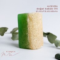 Eloque Aloevera Doğal Kabak Lifli Sabun 120Gr