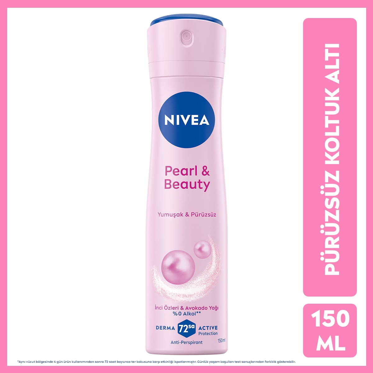 NIVEA DEO NIVEA DEO Nivea Kadın Sprey Deodorant Pearl&Beauty 150 ml 1 of 7