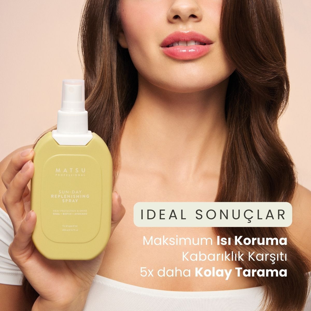  MATSU PROFESSIONAL MATSU PROFESSIONAL Matsu Sun Day Isıya Karşı Saç Bakım Spreyi 200 ml  1 of 5 