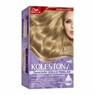  KOLESTON KOLESTON Wella Koleston Kit Saç Boyası Açık Küllü Kumral 8/1 