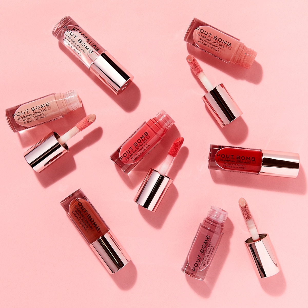 REVOLUTION REVOLUTION Revolution Pout Bomb Dolgunlaştırıcı Dudak Parlatıcısı Candy 1 of 7