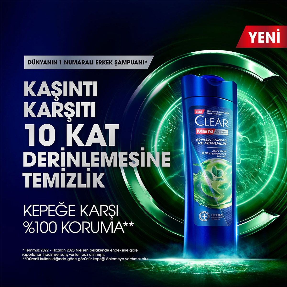  CLEAR CLEAR Clear Men Kepeğe Karşı Etkili Şampuan Günlük Arınma ve Ferahlık 350 ml  1 of 11 