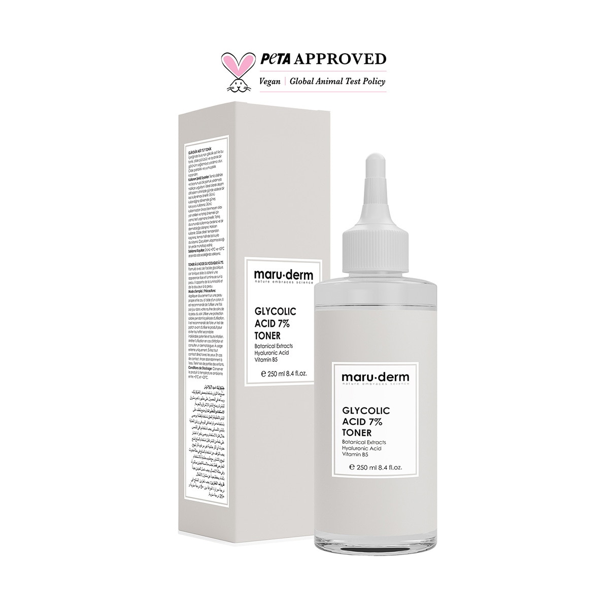  MARUDERM MARUDERM Maruderm Aydınlatıcı Leke Karşıtı Glikolik Asit %7 Tonik 250 ml  1 of 4 