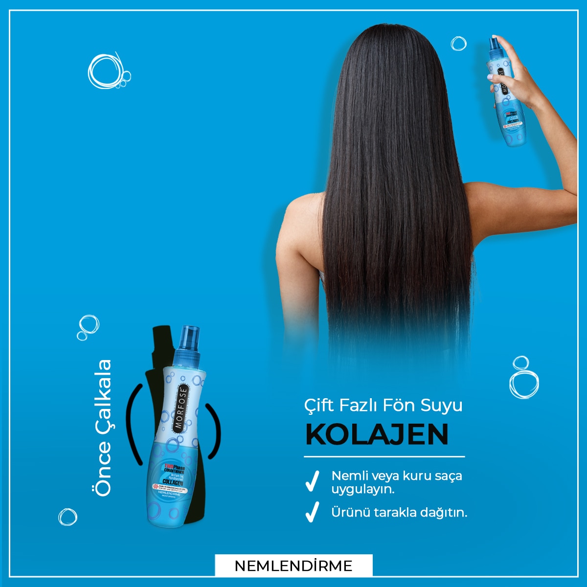  MORFOSE EXC. MORFOSE EXC. Morfose Kolajen Çift Fazlı Fön Suyu 240 ml  1 of 3 