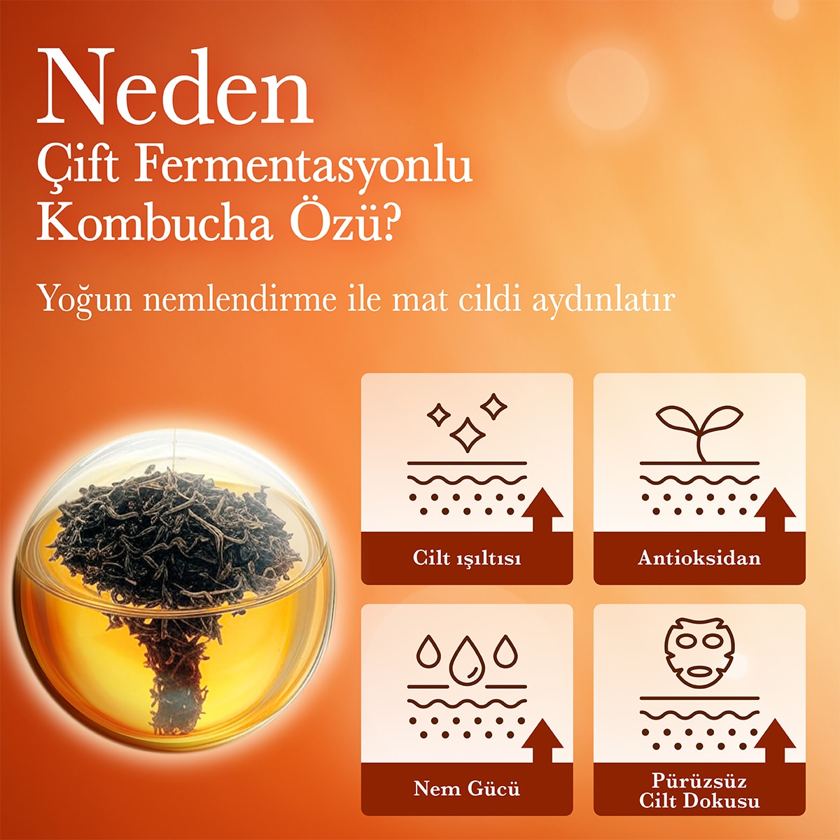  PURE BEAUTY PURE BEAUTY Pure Beauty Kombucha The First Esans 150 ml  1 of 4 