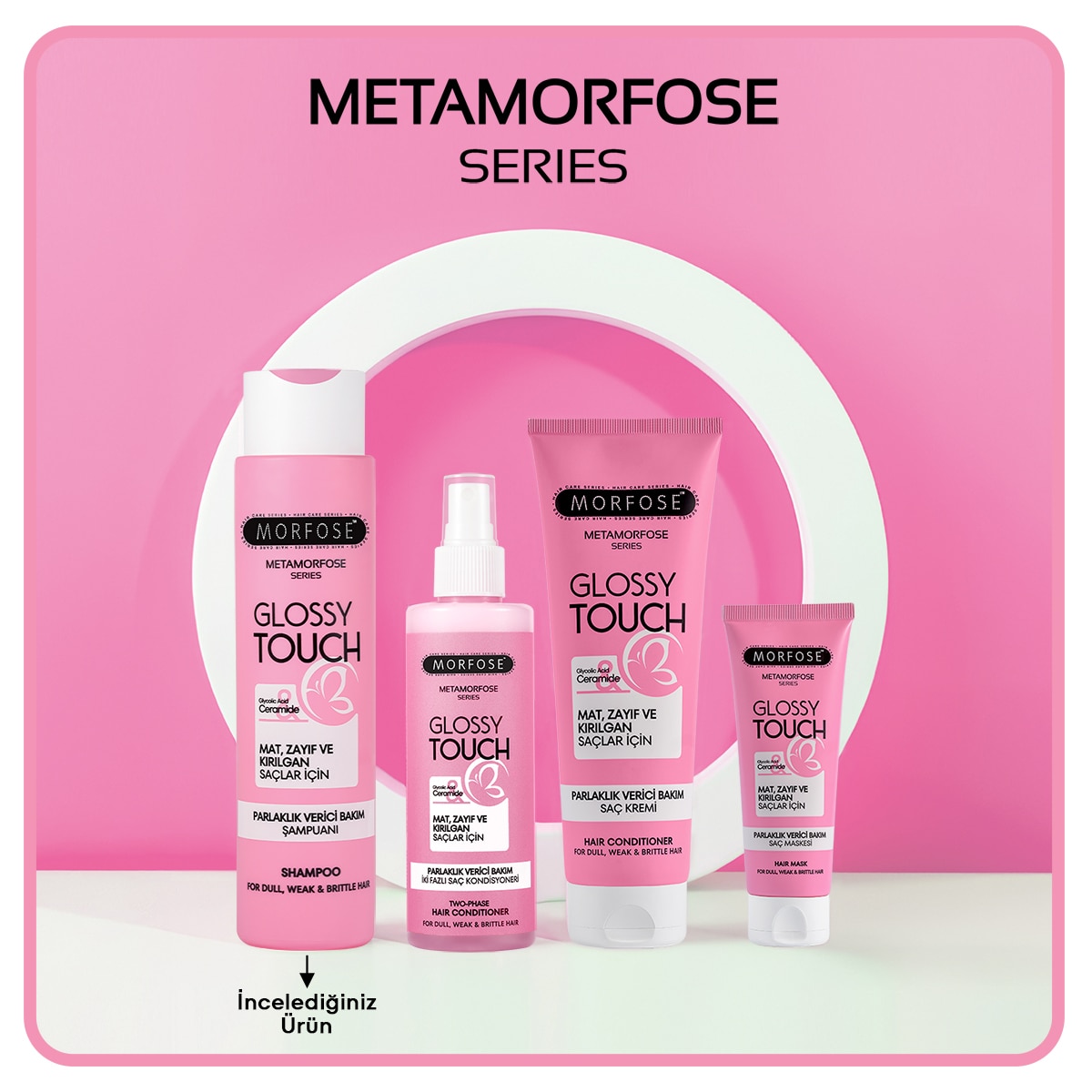 MORFOSE MORFOSE Morfose Metamorfose Parlaklık Verici Bakım Şampuanı 400 ml 1 of 7