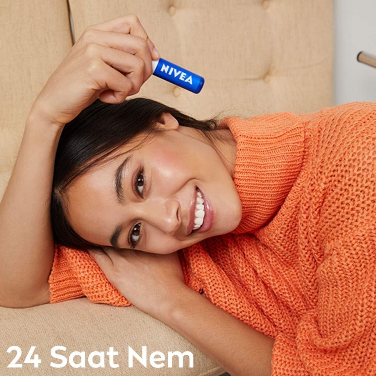 NIVEA LIP CARE NIVEA LIP CARE Nivea Dudak Bakım Kremi Original 4,8 g 24 Saat Nem Shea Yağı 1 of 6