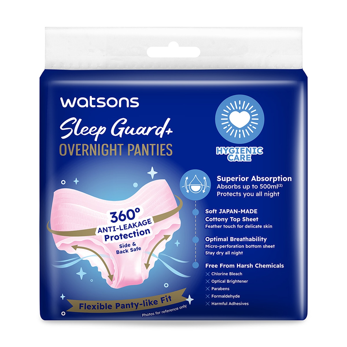  WATSONS WATSONS Watsons Sleep Guard+ Gece Külodu S-M Beden 2'li  1 of 2 