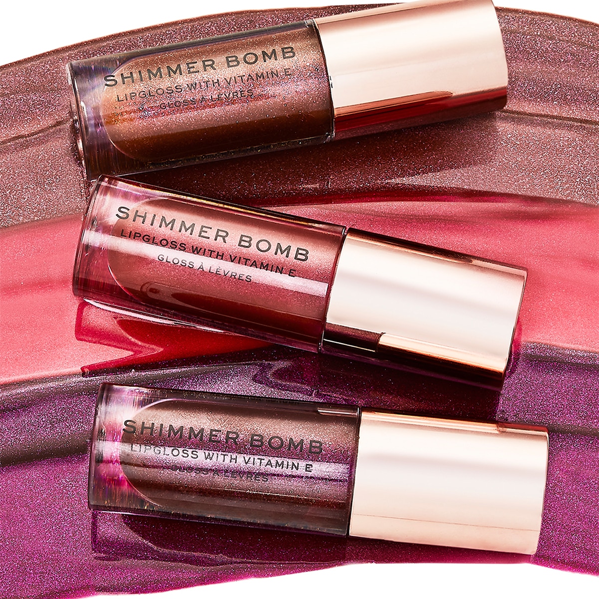  REVOLUTION REVOLUTION Revolution Shimmer Bomb Daydream Pink Lip Gloss  1 of 5 