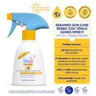 undefined SEBAMED SUN EXC. Sebamed Baby Sun Sprey F50 Parfümsüz 200 ml  1 of 6 