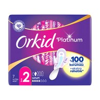 Orkid Platinum Hijyenik Ped Uzun Tekli Paket 7 Ped