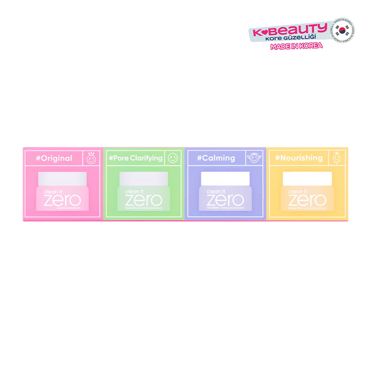  BANILA CO BANILA CO Banila Co Clean It Zero Mini Balm 4'lü Set 4x7 ml  Banila Co Clean It Zero Mini Balm 4'lü Set 4x7 ml