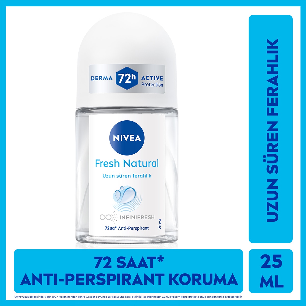  NIVEA NIVEA NIVEA KADIN MİNİ ROLL ON FRESH 25 ML  1 of 4 