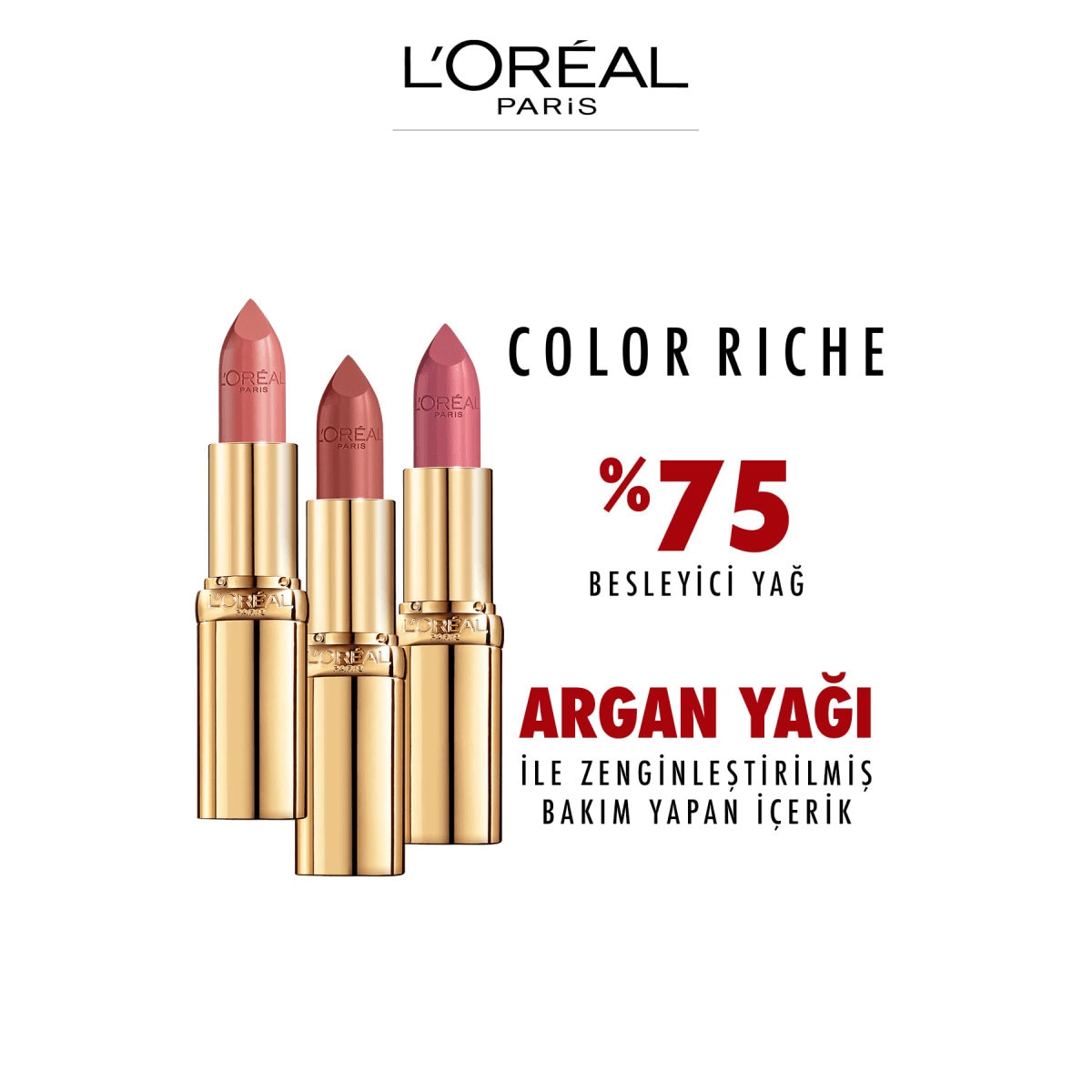 LOREAL PARIS LOREAL PARIS L'Oreal Paris Color Riche Satin Ruj No: 110 1 of 4