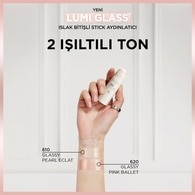 L’Oreal Paris Lumi Glass Islak Bitişli Stick Aydınlatıcı 620 Glassy Pink Ballet