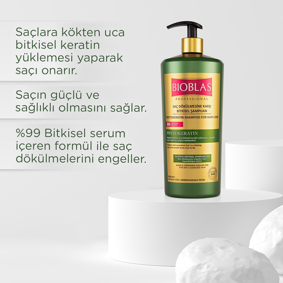  BIOBLAS BIOBLAS Bioblas Phytokeratin Şampuan 1000 ml  1 of 6 