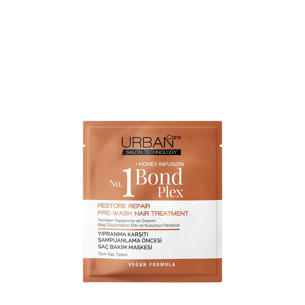 URBAN CARE URBAN CARE Urban Care No.1 Bond Plex Yıpranma Karşıtı Şampuanlama Öncesi Saç Bakım Maskesi 50 ml 1 of 6