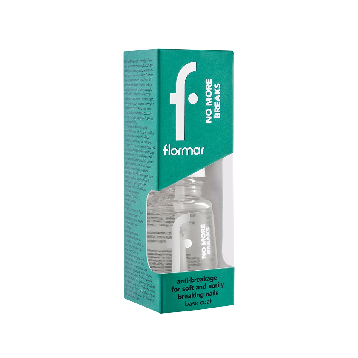 FLORMAR FLORMAR Flormar No More Breaks Kırılma Önlemeye Yardımcı Oje Bazı/Tırnak Cilası 1 of 5