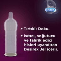 Durex Intense Uyarıcı Jelli ve Tırtıklı Prezervatif 20'li