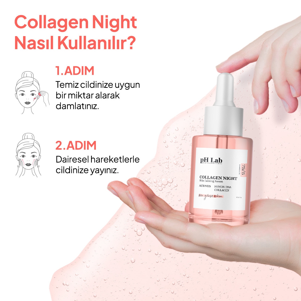 PH LAB PH LAB Ph Lab Collagen Night Cilt Yenileyici Serum 50 ml 1 of 7