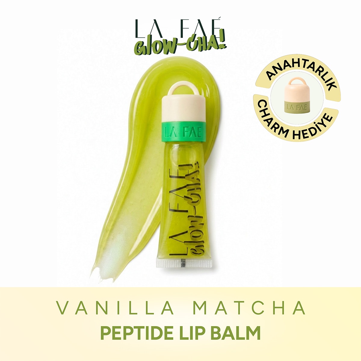 LA FAE LA FAE La Faé Vanilla Matcha Peptide Lip Balm 1 of 5