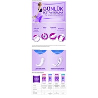 ORKID ORKID Orkid Ekstra Koruma Günlük Ped 64'lü 1 of 8