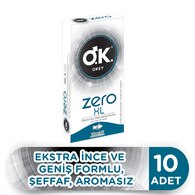Okey Prezervatif Zero XL 10'lu