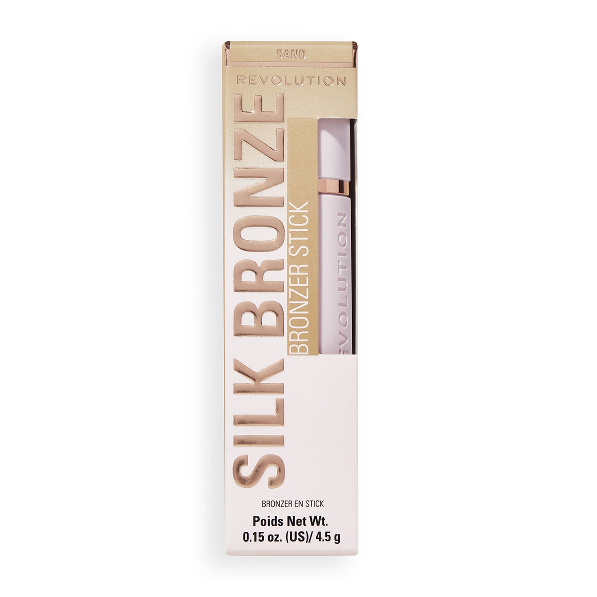  REVOLUTION REVOLUTION Revolution Skin Silk Stick Bronzer Stick Fair Sand  1 of 4 