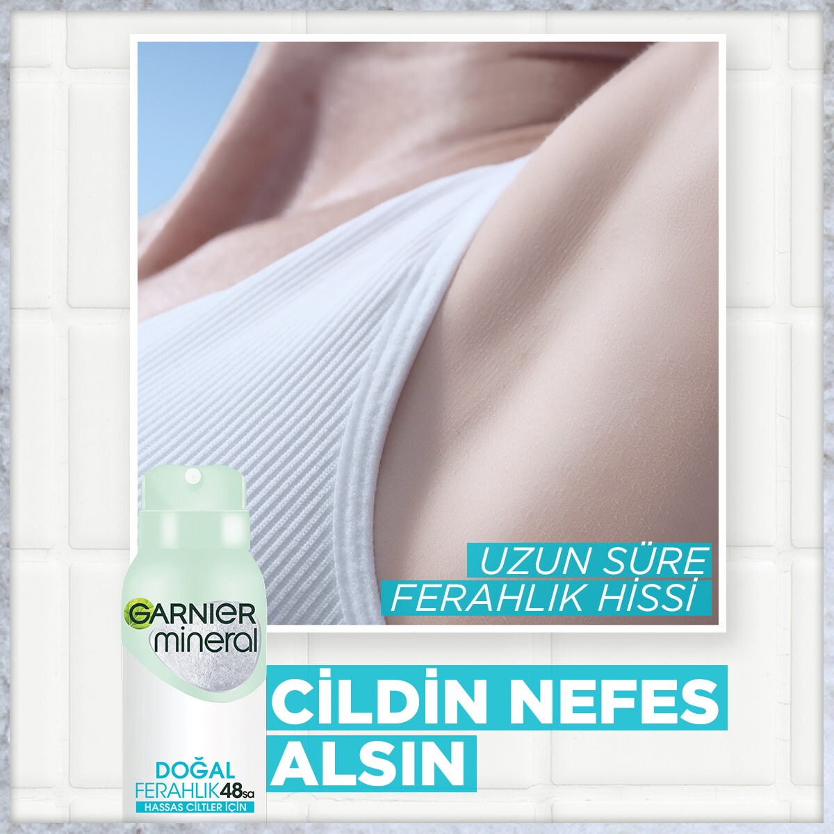  GARNIER GARNIER Garnier Doğal Ferahlık Kadın Deodorant Sprey Pudrasız  1 of 5 