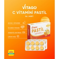Vitago Pastil Vitamin C İzlanda Yosun Zencefil 16'lı