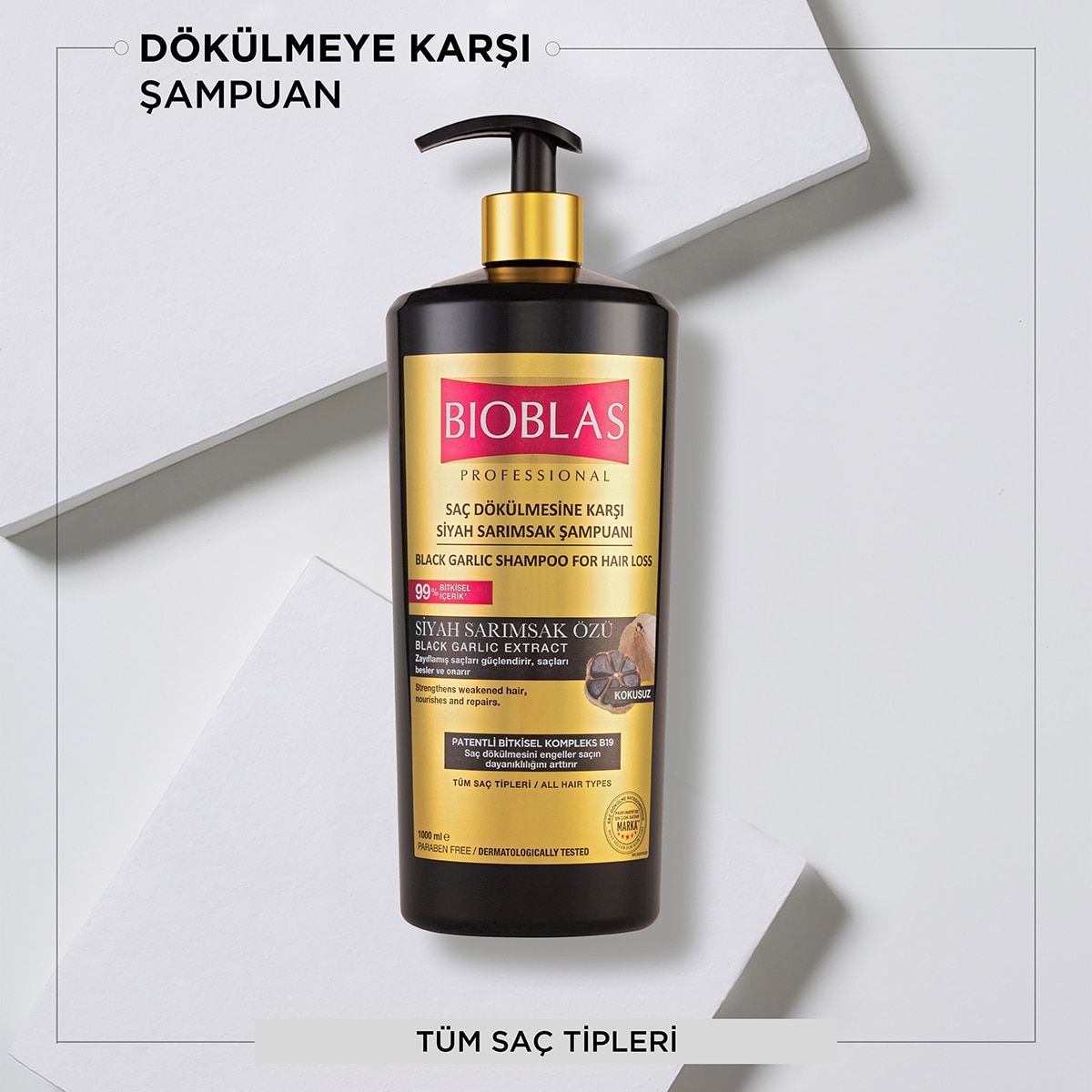 BIOBLAS BIOBLAS Bioblas Professional Siyah Sarımsak Şampuanı 1000 ml 1 of 6