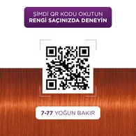Palette Göz Alıcı Renkler Saç Boyası 7-77 Yoğun Bakır
