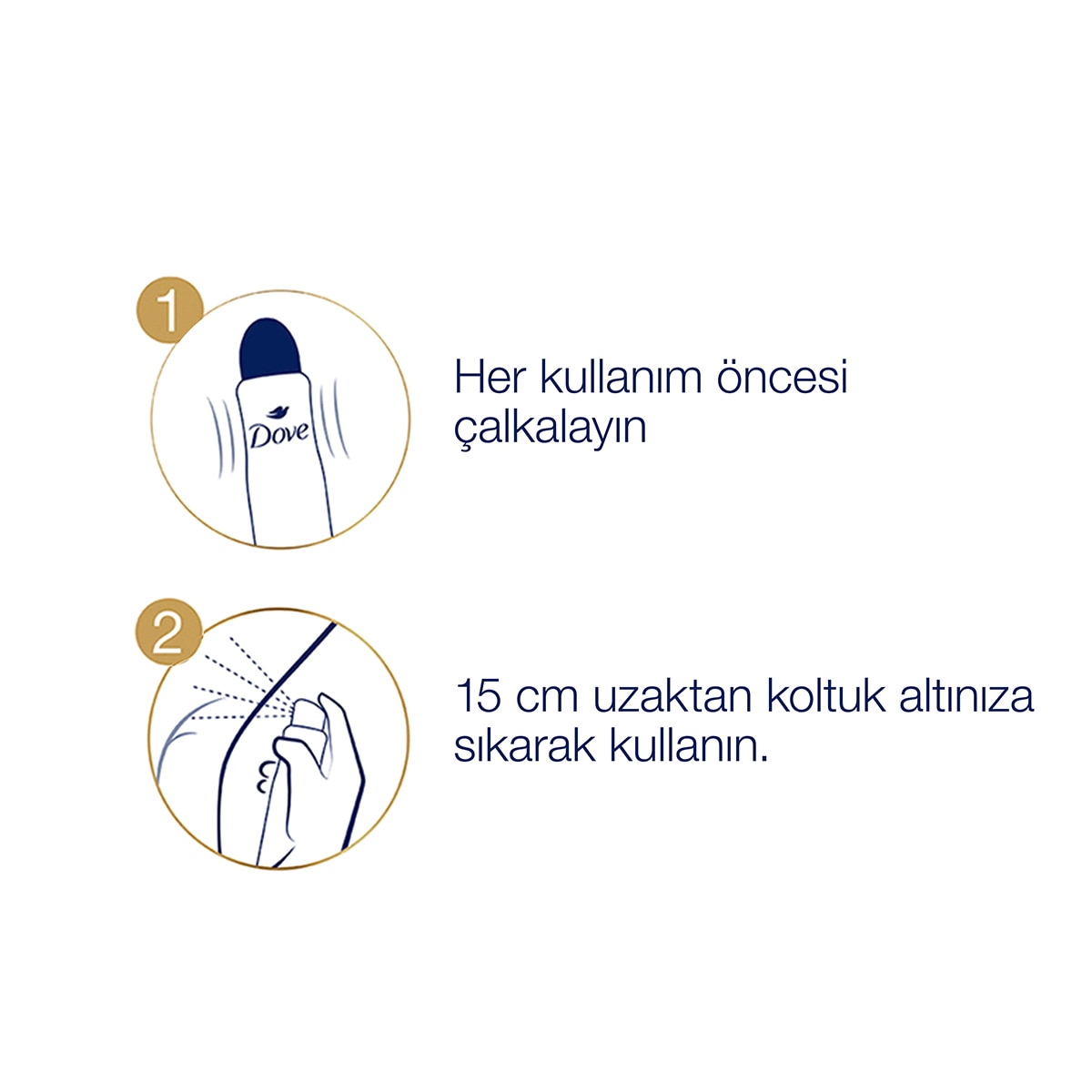  DOVE DOVE Dove Kadın Sprey Deodorant Eventone Kalendula Özü 150 ml  1 of 11 