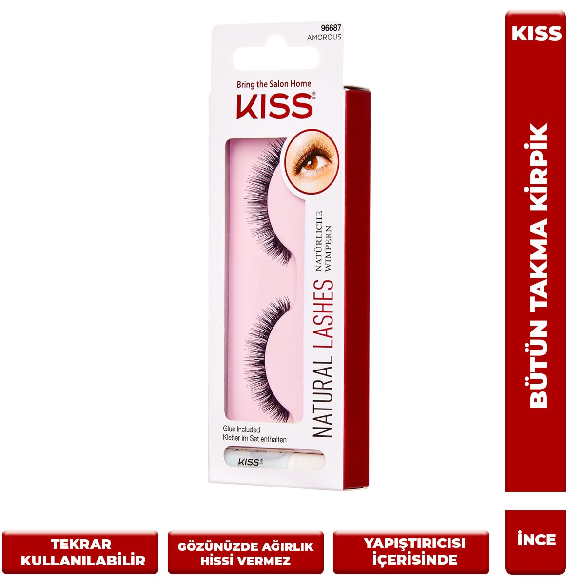 KISS KISS Kiss Bütün Takma Kirpik Extra Uzun 1 of 1