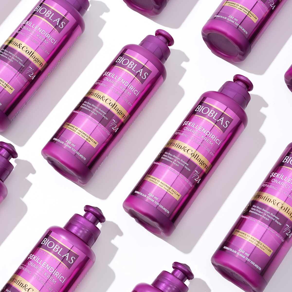  BIOBLAS BIOBLAS Bioblas Şekillendirici Krem Kolajen ve Keratin 250 ml  1 of 5 