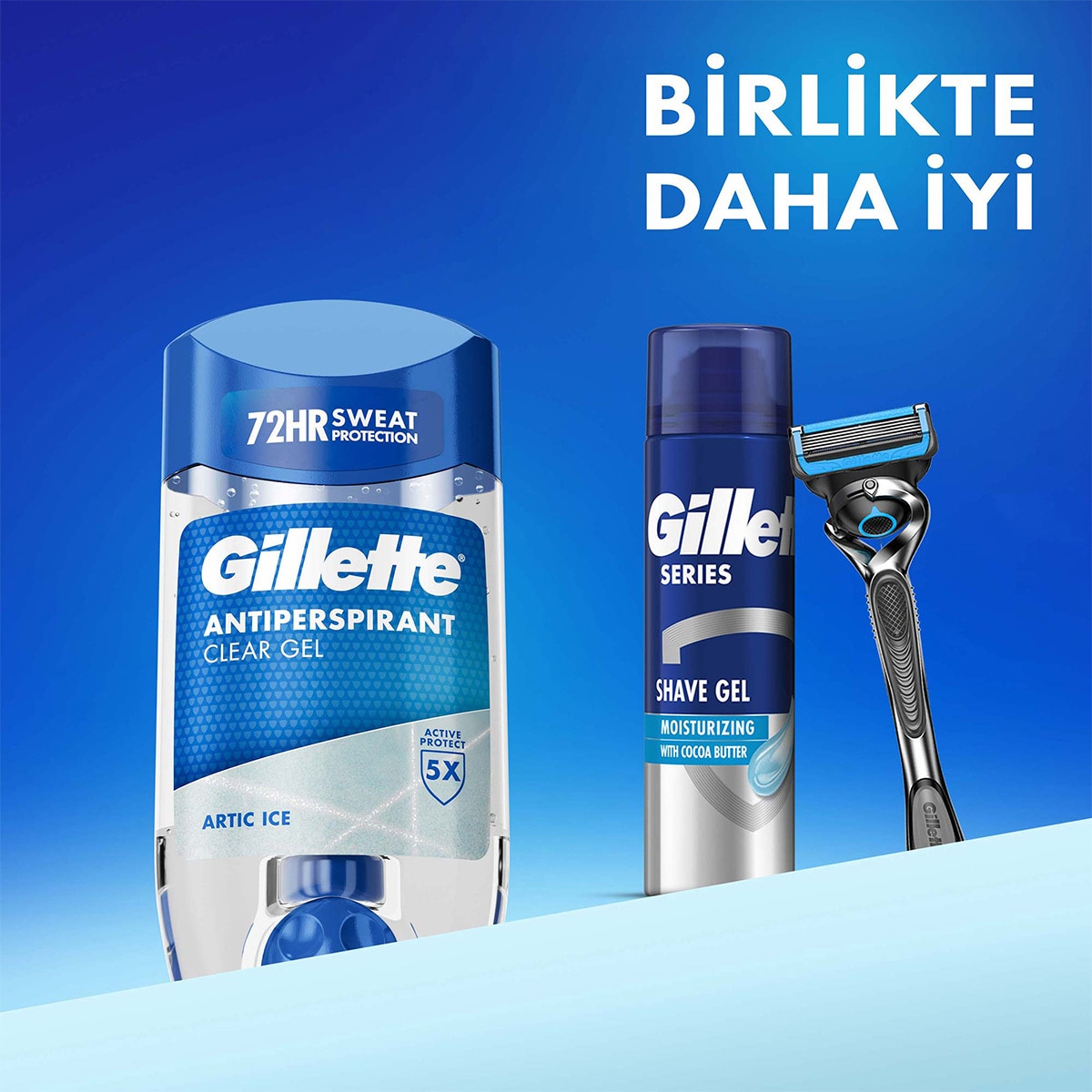 GILLETTE GILLETTE EXC. Gillette Clear Jel Arctic Ice Erkek Deo 70 ml 1 of 10