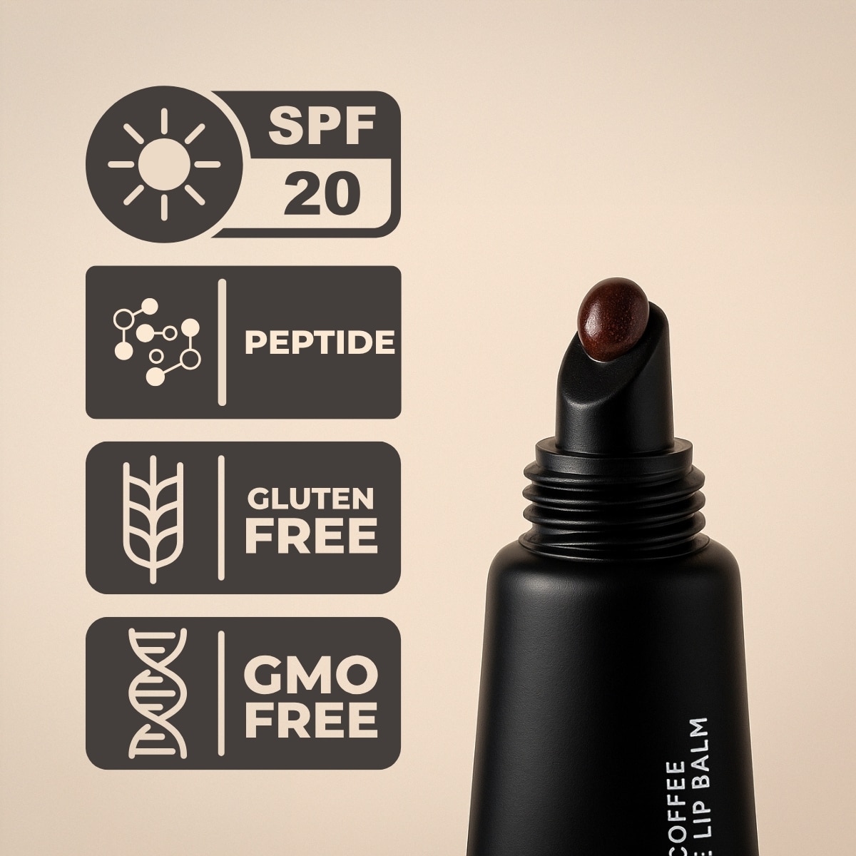  LA FAE LA FAE La Faé Black Coffee Peptide Lip Balm  1 of 4 